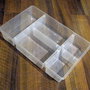 9902 # (5buc) Organizator pt sertar, 5 cavitati, plastic polipropilenic, transparent, , 37x24x7cm