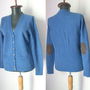 FRANCO CALLEGARI CARDIGAN LANA ALBASTRU