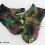 Manusi impaslite, cu un deget - Electric colours