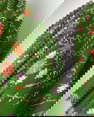 SAL LANA VERDE BRODERIE