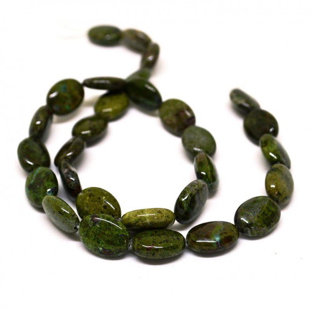 Jasper Rain forest oval 14x10mm GSLAK 398