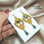 "Cleopatra" - Cercei cristale Preciosa si Swarovski