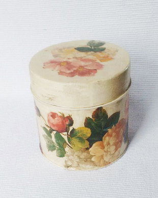 Cutie rotunda metalica-mare