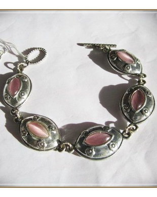 BRATARA- CAT'S EYE ROZ