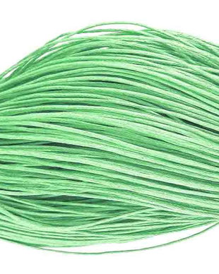 Ata din bumbac cerata, 0.7 mm, verde deschis