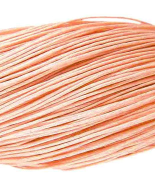 Ata din bumbac cerata, 0.7 mm, somon