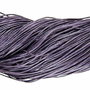 Ata din bumbac cerata, 0.7 mm, mov inchis