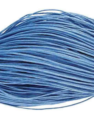 Ata din bumbac cerata, 0.7 mm, albastra