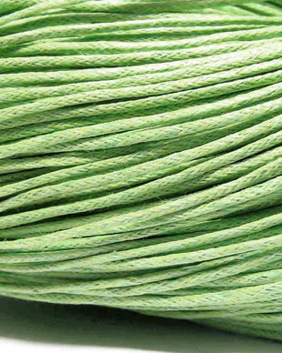 Ata din bumbac cerata, 1 mm, verde