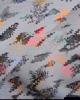 Set 2 perdelute cu fluturi