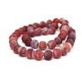 Agat mat rosu indian 8mm  GSLAK 405