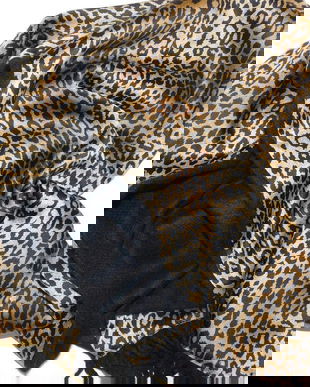 CASMIR CU MATASE NATURALA ESARFA MARE  2 FETE