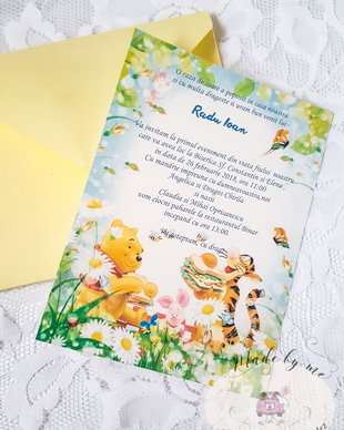Invitatie botez Winnie the Pooh