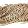 Ata din bumbac cerata, 1 mm, maro deschis