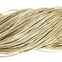 Ata din bumbac cerata, 1 mm, bej