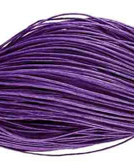 Ata din bumbac cerata, 1 mm, mov inchis