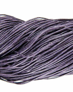 Ata din bumbac cerata, 1 mm, mov inchis
