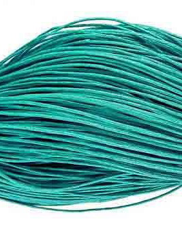 Ata din bumbac cerata, 1 mm, turcoaz inchis-257