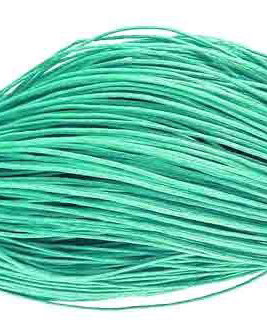 Ata din bumbac cerata, 1 mm, turcoaz