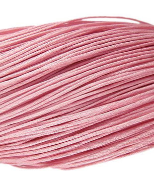 Ata din bumbac cerata, 1 mm, roz