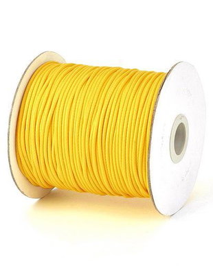 Ata din poliester cerata, 1 mm, galbena-155