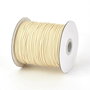 Ata din poliester cerata, 1 mm, crem