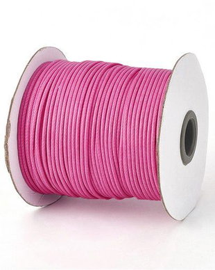 Ata din poliester cerata, 1 mm, siclam-103