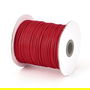 Ata din poliester cerata, 1 mm, rosie-118