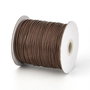 Ata din poliester cerata, 1 mm, maro