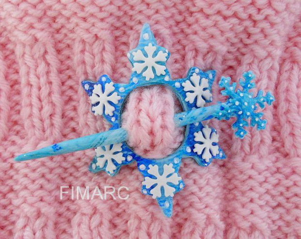 Brose pentru pulovere/articole tricotate/esarfe