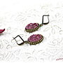 Cercei Sclipiri magenta