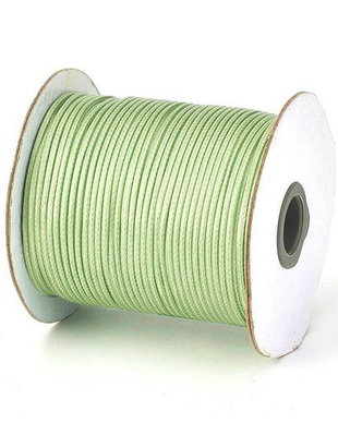 Ata din poliester cerata, 1 mm, vernil