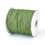 Ata din poliester cerata, 1 mm, verde olive