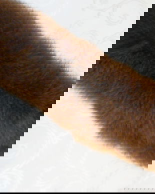 Guler din blana naturala