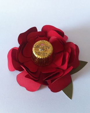 Marturii flori cu ciocolata