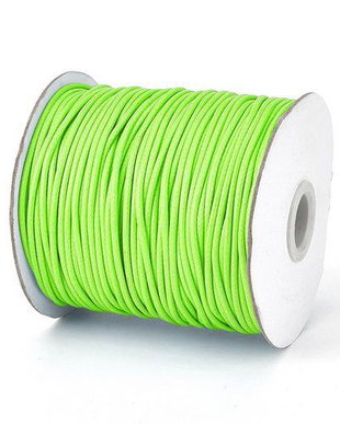 Ata din poliester cerata, 0.5 mm, verde neon-101