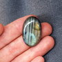 Cabochon labradorit cu straluciri dungate / 20.5 carate - IBN0014