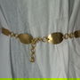 Curea aurie metal ciocanit