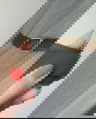 YVES SAIT LAURENT curea piele naturala