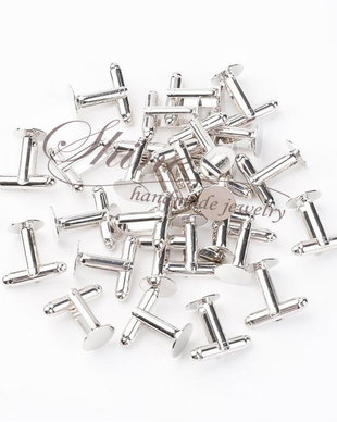 Baza de butoni, platinum, 16x10mm