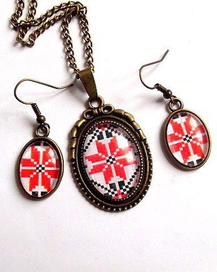 Set bijuterii model traditional 31895