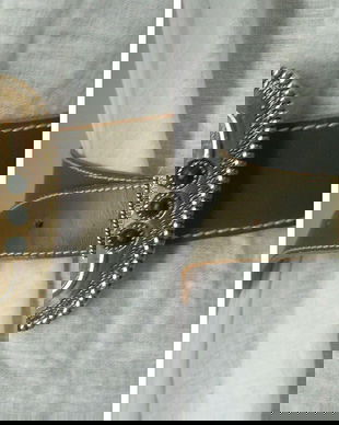 CUREA PIELE VERDE KAKI