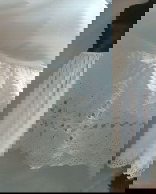 JUPA BUMBAC ALB BRODERIE SPARTA