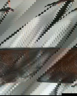 Pelino geanta piele tip tolba