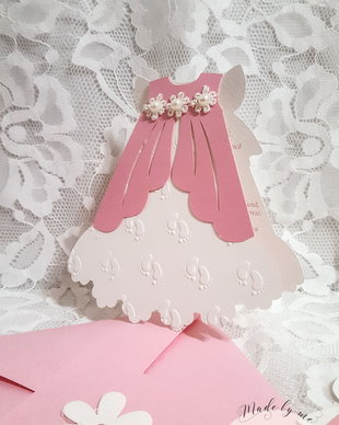 Invitatie botez Fairy Dress