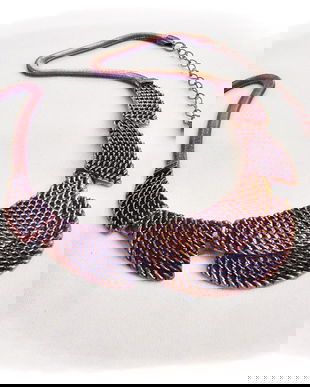 colier statement auriu antic