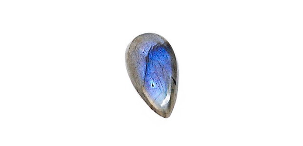 Cabochon Labradorit lacrima cu subton albastru - 9 carate - IBN-0011