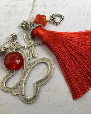 Colier "Happy red"