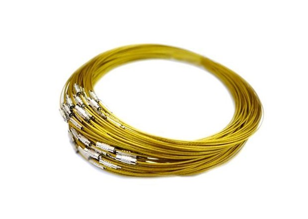 Baza colier, siliconata , auriu inchis , diametru 14,5cm  DVLAK 069