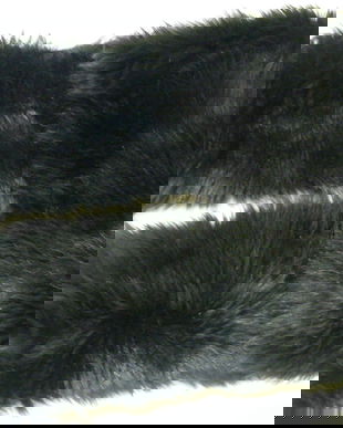 Etola-Sal negru de blana naturala